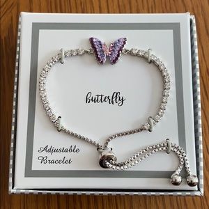 Costume adjustable butterfly bracelet